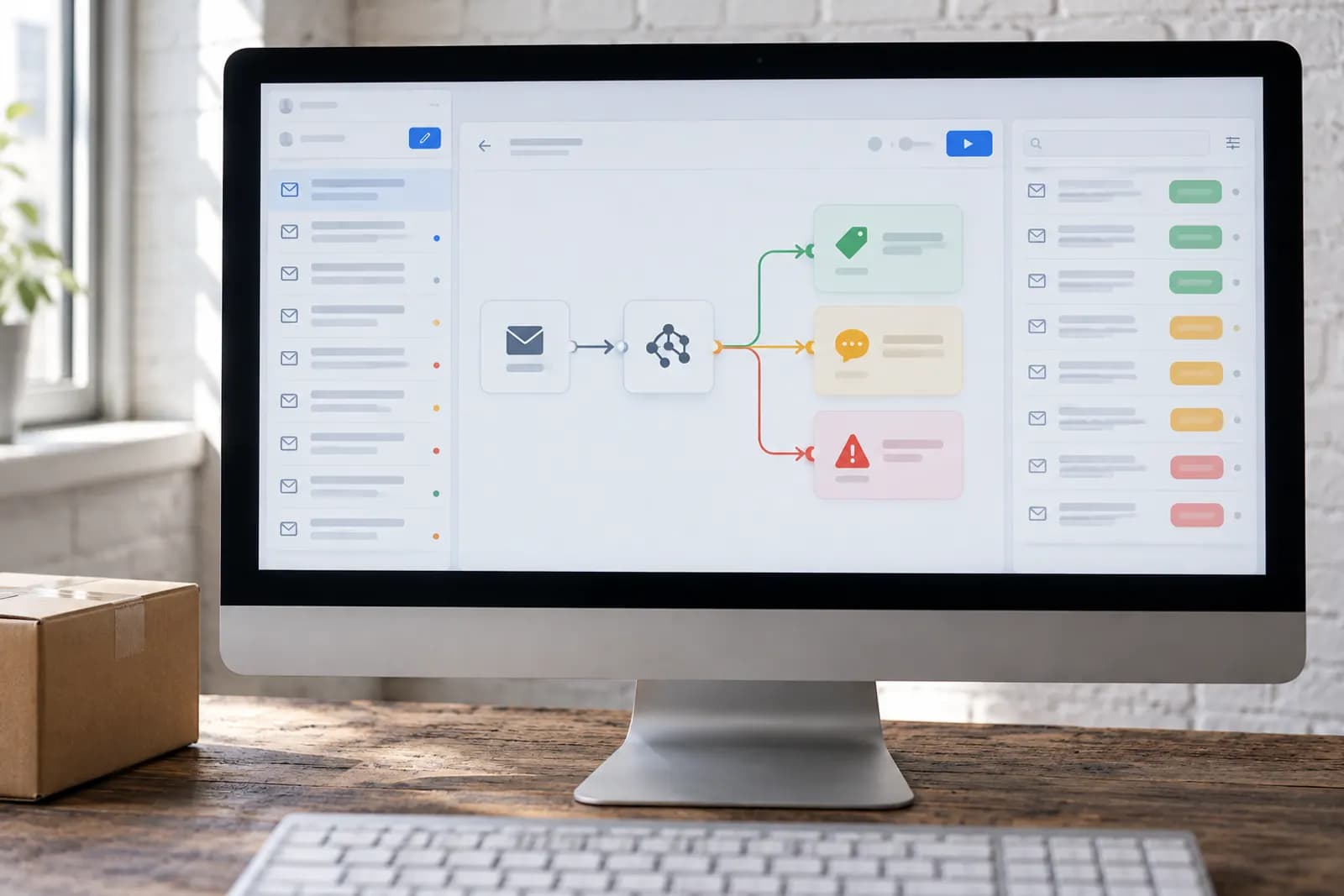 Photograph illustrating the guide "How to Auto-Categorize Support Emails with AI (n8n Tutorial)"