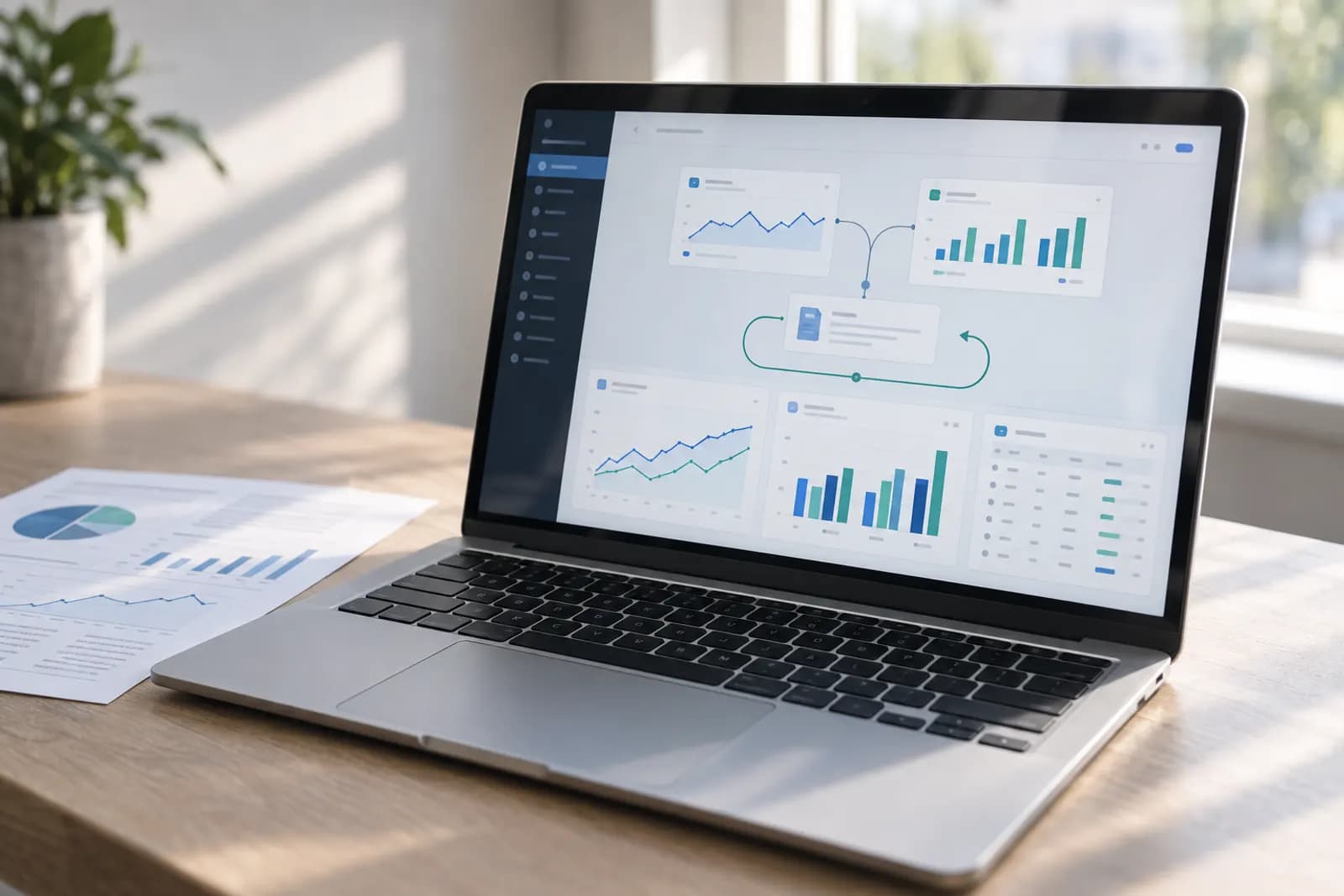 Photograph illustrating the guide "Automate Your SEO Reporting: Search Console and AI Visibility in One Loop"