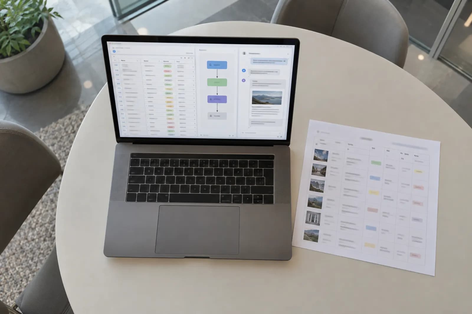 Photograph illustrating the guide "Connect Airtable to ChatGPT for Content Production"