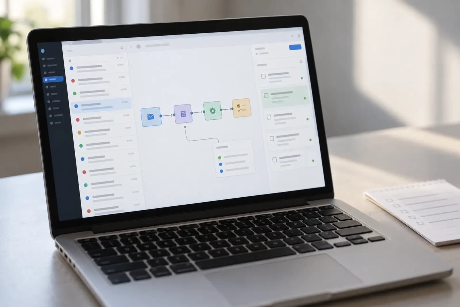 Photograph illustrating the guide "Email to Notion: Auto-Create Tasks From Your Inbox (n8n Workflow)"