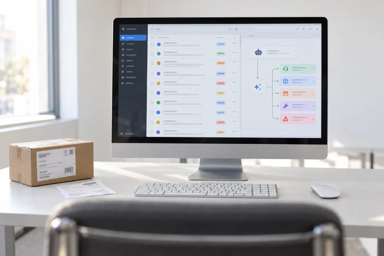 Photograph illustrating the guide "How to Automatically Categorise Support Emails With AI"