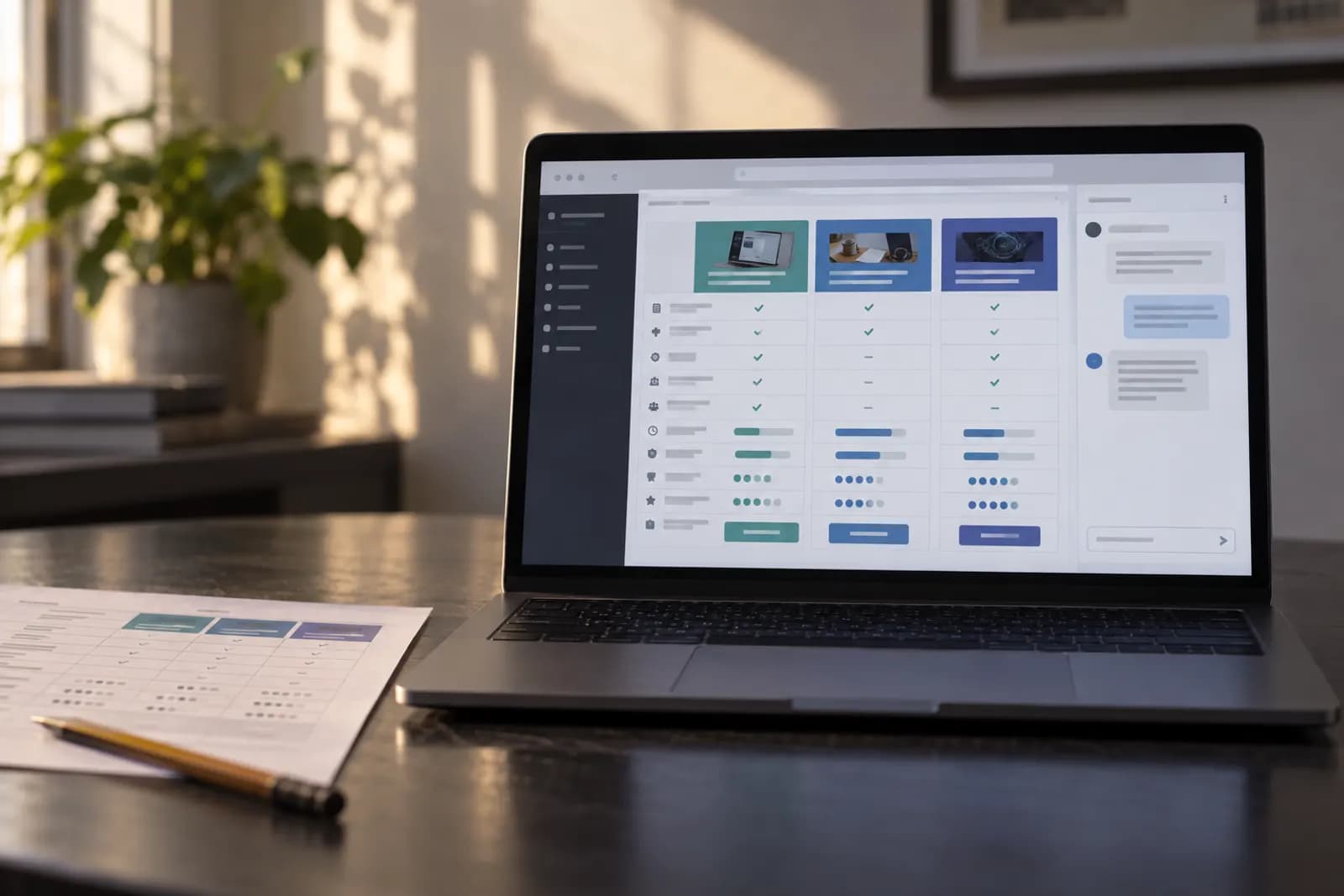Photograph illustrating the guide "How to Compare AI Training Courses for Real Work"