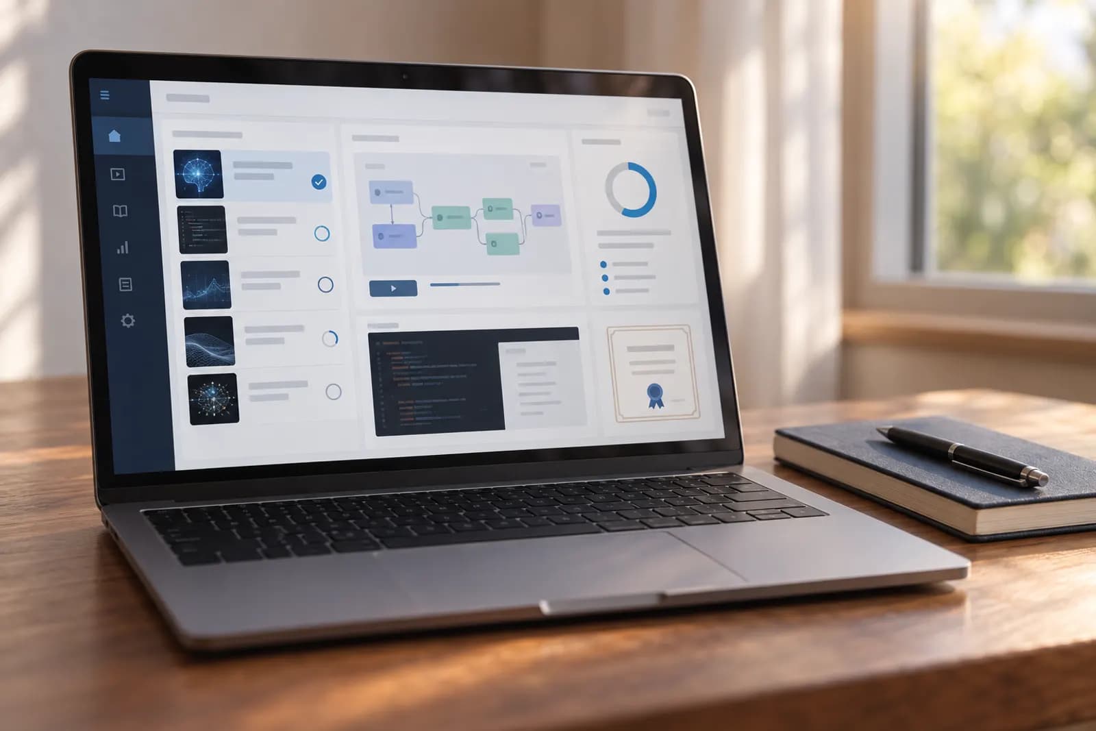 Photograph illustrating the guide "How to Get an AI Certification Online That Helps"