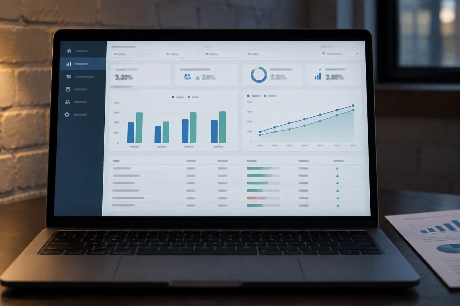 Photograph illustrating the guide "How to Measure AI Training Results at Work Today"