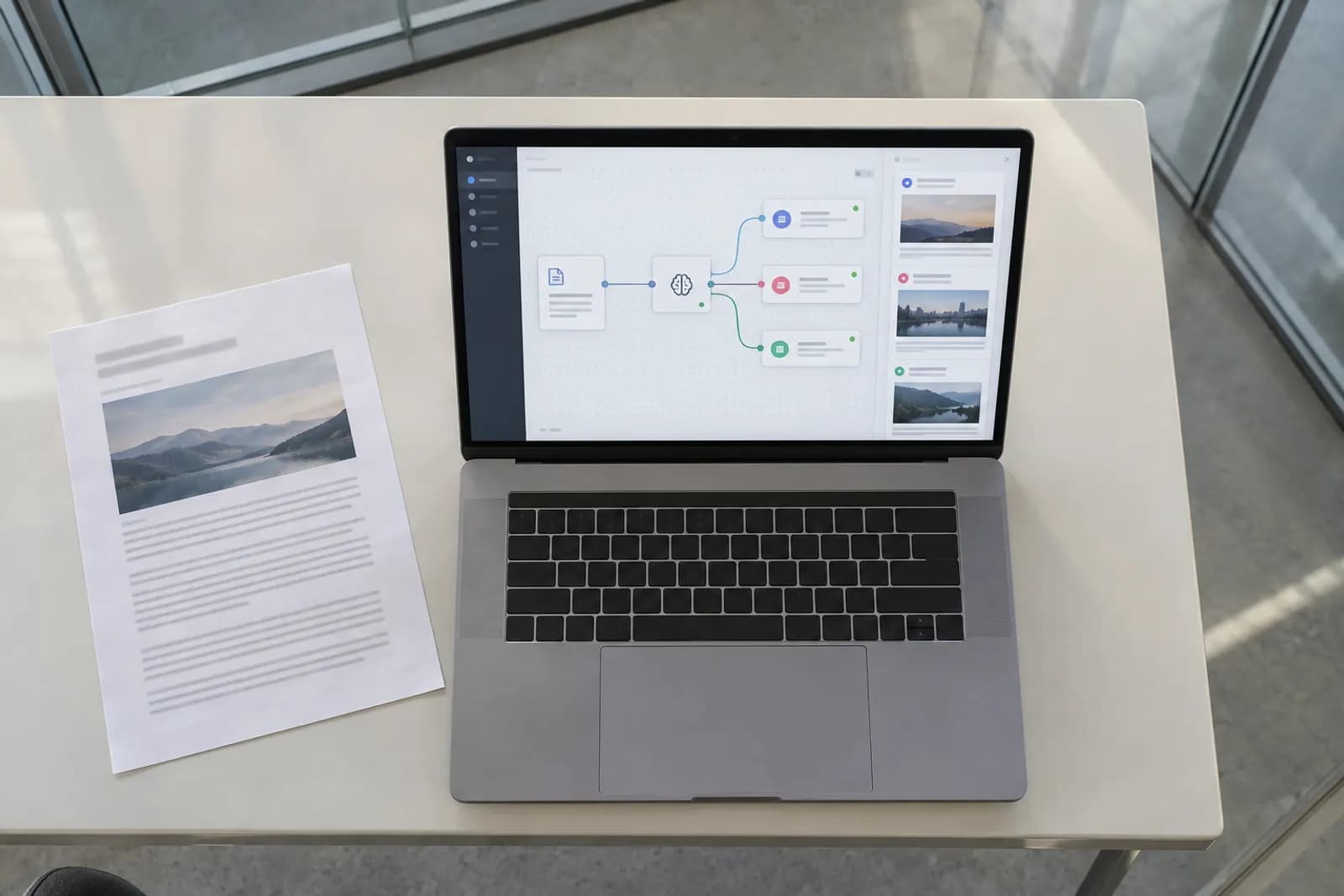 Photograph illustrating the guide "Auto-Post Your Blog to Social With n8n + Claude"